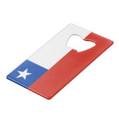 Flek van Chili - Creditcard Fles Opener Creditkaart Flessenopener (Achterkant Gekanteld)