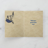 Fleming Badge & Tartan Gepersonaliseerde Kaart (Binnen)