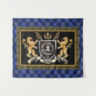 Fleming Clan badge & Motto w/Lions Wandkleed