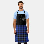 Fleming Clan Badge & Tartan Kilt Schort (Gedragen)
