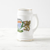 Fleming Irish Shield Beer Stein Bierpul (Voorkant rechts)