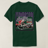 Flemington Speedway Retro Design T-shirt (Design voorkant)