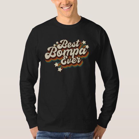 Flemish Bompa Grandpa  Best Bompa Ever T-shirt (Voorkant)
