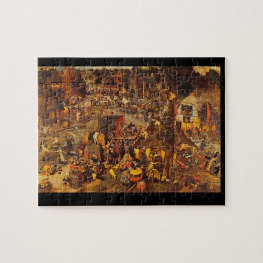 Flemish Fair", Pieter Brueghel_Dutch Masters Legpuzzel (Horizontaal)
