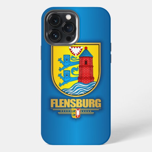 "Flensburg" Apparel iPhone Hoesje (Achterkant)
