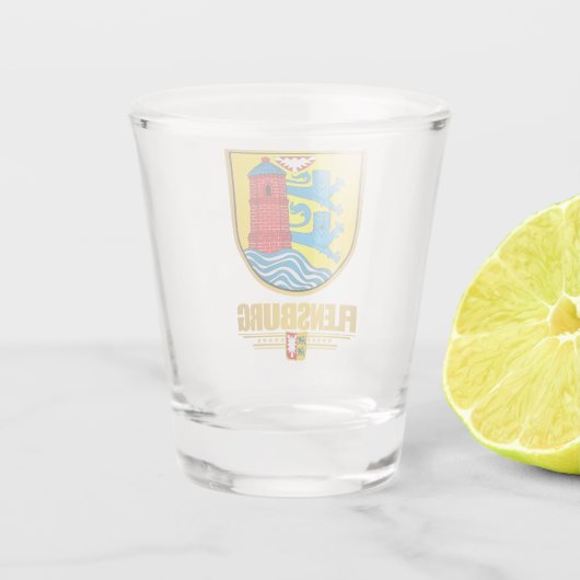 "Flensburg" Apparel Shot Glas (Achterkant)
