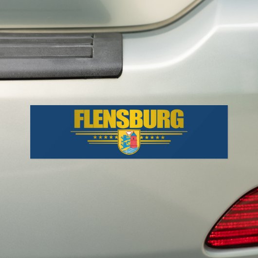 Flensburg Bumpersticker (Op auto)