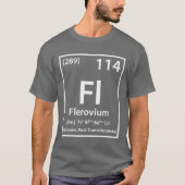 Flerovium Element (wit) T-shirt (Voorkant)