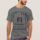 Flerovium Element (zwart) T-shirt (Voorkant)