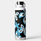 FLES ALOHA HAWAII (BLACK/BLUE) WATER (Achterkant)