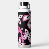 FLES ALOHA HAWAII (BLACK/PINK) (Achterkant)