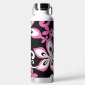 FLES ALOHA HAWAII (BLACK/PINK) (Voorkant)