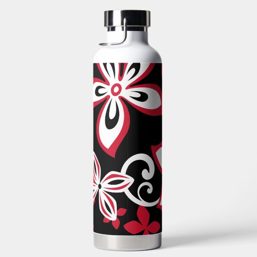 FLES ALOHA HAWAII (BLACK/RED) WATER (Rechts)