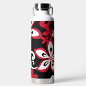 FLES ALOHA HAWAII (BLACK/RED) WATER (Voorkant)