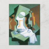 Fles and Fruit Dish door Juan Gris,  Cubisme Briefkaart (Voorkant)