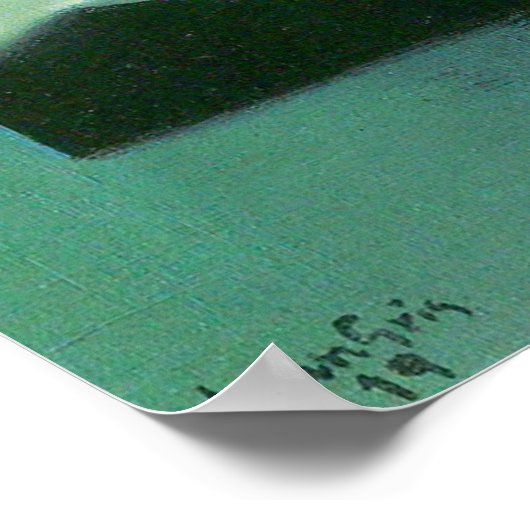 Fles and Fruit Dish door Juan Gris, Cubisme Poster (Hoek)