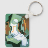 Fles and Fruit Dish door Juan Gris, Cubisme Sleutelhanger (Achterkant)