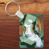 Fles and Fruit Dish door Juan Gris, Cubisme Sleutelhanger (Voorkant)