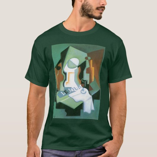 Fles and Fruit Dish door Juan Gris,  Cubisme T-shirt (Voorkant)