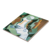 Fles and Fruit Dish door Juan Gris, Cubisme Tegeltje (Zijkant)