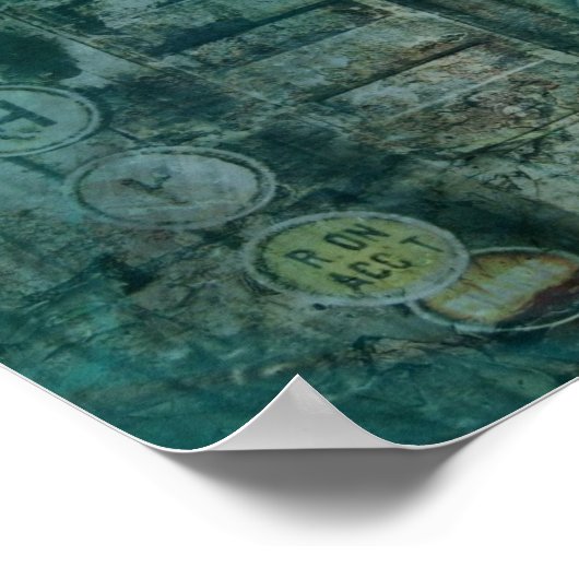 Fles Art 5 Poster (Hoek)