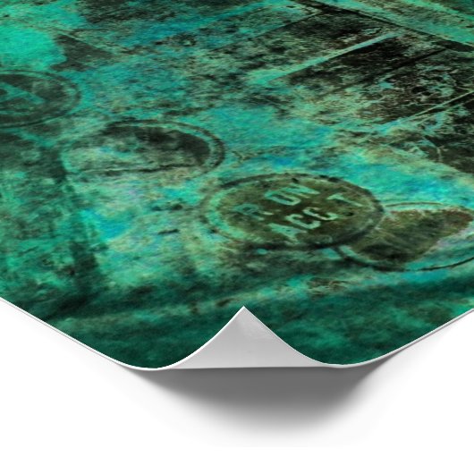 Fles Art 7 Poster (Hoek)