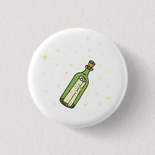 Fles-bericht thema ronde button 3,2 cm