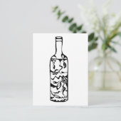 Fles Briefkaart (Staand voorkant)