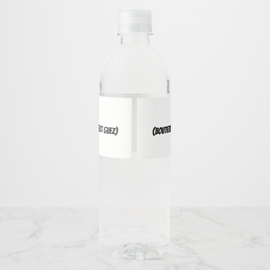 Fles citax-vodka waterfles etiket (Achterkant)