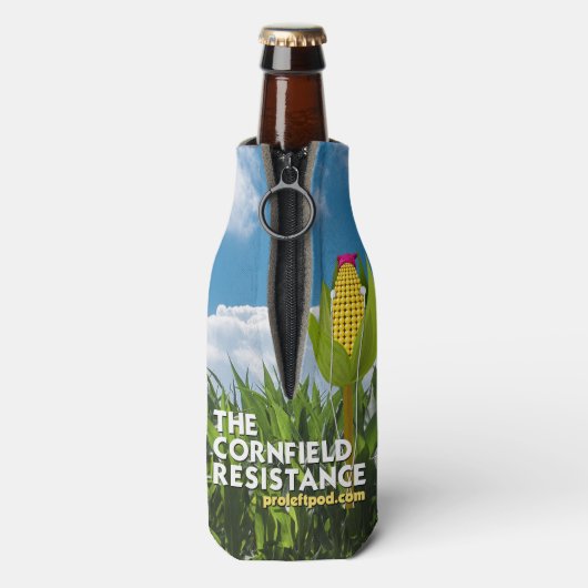 Fles Coozie - De Cornfield Resistance (Fles Achterkant)