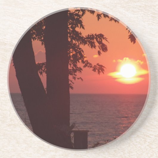 fles coster zandsteen onderzetter (Voorkant)