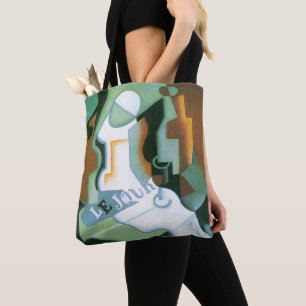 Fles en fruitschaal van Juan Gris, Vintage Cubisme Tote Bag