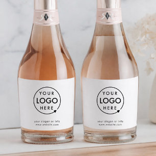 Fles Etiket Logo Uploaden Aangepaste Labels Met