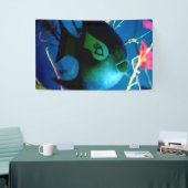 Fles Fish Gibney Het Museum Zazzle Banner (Beurs)