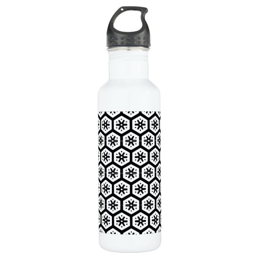 Fles - Graphic Snowflake (Voorkant)