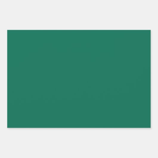 Fles Green Solid Color Inpakpapier Vel (Voorkant)