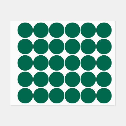 Fles Green Solid Color Labels (Vel)