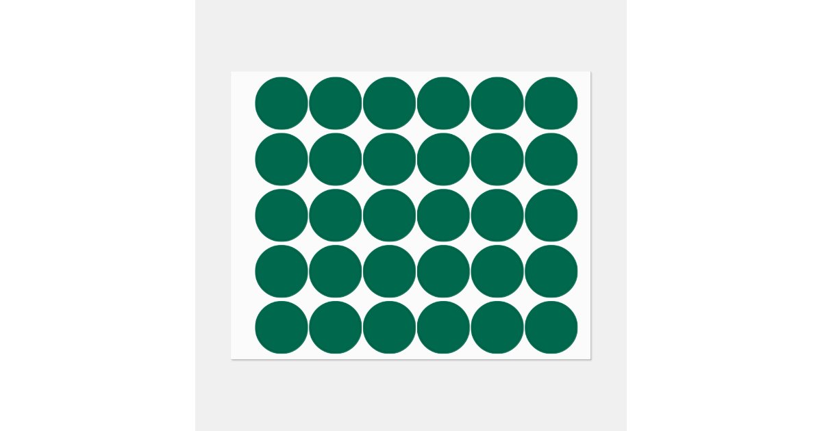 Fles Green Solid Color Labels | Zazzle.nl