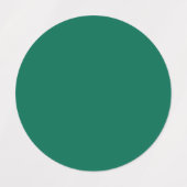 Fles Green Solid Color Labels (Design 2)