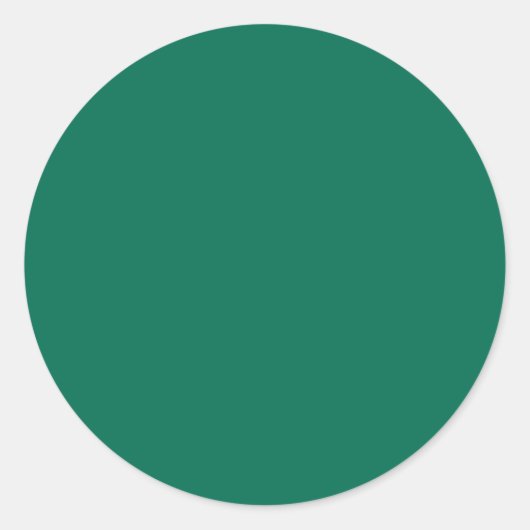 Fles groen (effen kleur) ronde sticker (Voorkant)