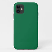 Fles Groene Stevige Kleur | Klassiek | Elegant Case-Mate iPhone Case (Achterkant)