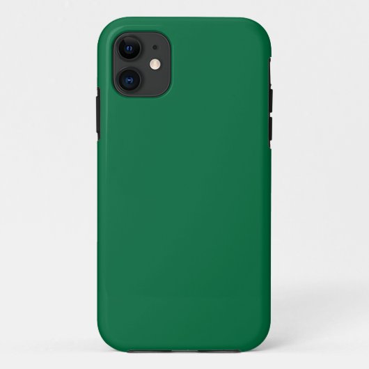 Fles Groene Stevige Kleur | Klassiek | Elegant Case-Mate iPhone Case (Achterkant)