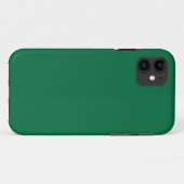 Fles Groene Stevige Kleur | Klassiek | Elegant Case-Mate iPhone Case (Achterkant (horizontaal))