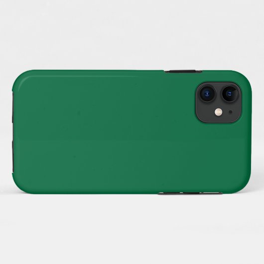 Fles Groene Stevige Kleur | Klassiek | Elegant Case-Mate iPhone Case (Achterkant (horizontaal))