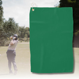 Fles Groene Stevige Kleur | Klassiek | Elegant Golfhanddoek