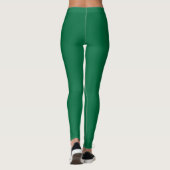 Fles Groene Stevige Kleur | Klassiek | Elegant Leggings (Achterkant)