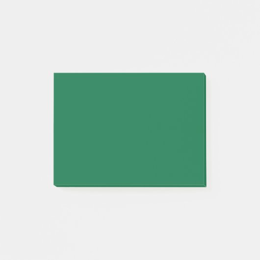 Fles Groene Stevige Kleur | Klassiek | Elegant Post-it® Notes (Voorkant)