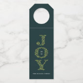 Fles Hanger Label Bladeren en Bessen (Voorkant)