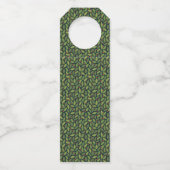 Fles Hanger Label Bladeren en Bessen (Achterkant)