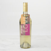 Fles Hanger Labels, standaardsteen (Op fles)